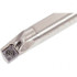 Tungaloy 6845542 Indexable Boring Bar: E16-SCLCR3-D20, 1-1/4" Min Bore Dia, 10 mm Shank Dia, 95 &deg; Lead Angle, Solid Carbide