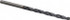 Chicago-Latrobe 43609 Jobber Length Drill Bit: 9/64" Dia, 135 °, High Speed Steel