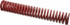 Associated Spring Raymond 104-848 Die Spring: 2" Hole Dia, 1" Rod Dia, 12" Free Length, Red