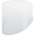 MSA 10115844 Face Shield Windows & Screens: Visor, Clear, 9.25" High, 0.098" Thick