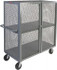 Jamco VB248-P6 Steel Mesh Security Truck: 2,000 lb Capacity, 2 Shelf