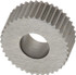 MSC GKS-220 Standard Knurl Wheel: 5/8" Dia, 90 ° Tooth Angle, 20 TPI, Straight, High Speed Steel