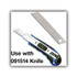 CONSOLIDATED STAMP COSCO 091471 Snap Blade Utility Knife Replacement Blades, 10/Pack