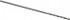 DORMER 5966731 Jobber Length Drill Bit: #72, 118 °, High Speed Steel