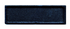 Hero's Pride 4718 Name Blank w/ Merrowed Bordered (Chicago PD) 3.33''x1'' - Black/Black