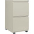 ALERA ALEPBFFPY Pedestal File Cabinet: 2 Drawers, Steel, Putty