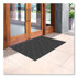 APACHE MILLS 072023 Ecomat Crosshatch Entry Mat, Rectangular, Charcoal Gray Crush-Resistant Ribbed Surface, 36" x 60"