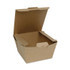 PACTIV EVERGREEN CORPORATION NOB08KECTE EarthChoice Tamper Evident OneBox Paper Box, 4.5 x 4.5 x 3.25, Brown, 200/Carton