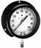 Made in USA BA164PG4LW Pressure Gauge: 6" Dial, 160 psi, 1/4" Thread, NPT, Lower Mount