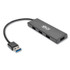 EATON CORPORATION Tripp Lite by U360004SLIM Ultra-Slim Portable USB 3.0 SuperSpeed Hub, 4 Ports, Black