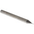 Accupro 12463550 Ball End Mill: 0.011" Dia, 0.033" LOC, 2 Flute, Solid Carbide