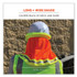 TENACIOUS HOLDINGS, INC. ergodyne® 29051 GloWear 8005 Hi-Vis Hard Hat Neck Shade, 20 x 12.5, Orange