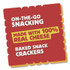 KELLOGG'S Sunshine® 12233 Cheez-It Crackers, 1.5 oz Single-Serving Snack Pack, 8/Box