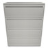 HON COMPANY 794LQ Brigade 700 Series Lateral File, 4 Legal/Letter-Size File Drawers, Light Gray, 42" x 18" x 52.5"