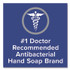 DIAL PROFESSIONAL 98561 Antibacterial Gold Liquid Hand Soap Refill for Versa Dispenser, Floral Scent, 15 oz, 6/Carton