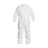 Dupont IC182BWH3X00250 Disposable Coveralls: Size 3X-Large, 1.2 oz, Zipper Closure