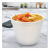 DART 24MJ48 Foam Containers, 24 oz, White, 25/Bag, 20 Bags/Carton