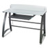 SAFCO PRODUCTS 1938TG Xpressions 47" Computer Desk, 47" x 23" x 37", Frosted/Black