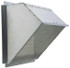 Fantech 1ACC24WH Weather Hood: Use with Emerson 24" Wall Fans