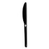 TEAM THREE GROUP WeGo 54101102 Knife WeGo Polystyrene Utensils, Knife, Plastic, Black, 1,000/Carton