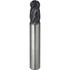 Mitsubishi 10633250 Ball End Mills; Mill Diameter (Decimal Inch): 0.1181 ; Mill Diameter (mm): 3.00 ; Number Of Flutes: 4 ; End Mill Material: Carbide ; Length of Cut (mm): 3.0000 ; Coating/Finish: AlCrN