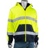 Bisley 323M6988T-YLNV/ Jackets & Coats; Garment Style: Sweatshirt ; Size: X-Large ; Garment Type: Reflective ; Gender: Men ; Material: Polyester ; Closure Type: Zipper
