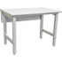 Treston 14-C12049206 Stationary Work Benches, Tables; Bench Style: Work Bench ; Leg Style: Manual Height Adjustment ; Color: Gray ; Load Capacity (Lb.): 2000 ; Top Material: Laminate ; Top Thickness: 1mm; 1in