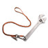 TENACIOUS HOLDINGS, INC. ergodyne® 19809 Squids 3109F(x) Tool Lanyard, Swiveling Aluminum Carabiner + Loop, 25 lb Max Working Capacity, 38" to 48" Long