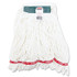 RUBBERMAID COMMERCIAL PROD. A21206WHI Web Foot Shrinkless Looped-End Wet Mop Head, Cotton/Synthetic, Medium, White