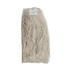BOARDWALK 724CCT Cut-End Lie-Flat Wet Mop Head, Cotton, 24 oz, White, 12/Carton