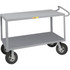 Little Giant. ENGF-2436-10SR Carts; Cart Type: Ergonomic Handle Instrument Cart ; Caster Type: 2 Rigid; 2 Swivel ; Brake Type: No Brake ; Width (Inch): 24 ; Assembly: Comes Assembled ; Wheel Diameter: 10in