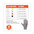 TENACIOUS HOLDINGS, INC. ergodyne® 10392 ProFlex 7024 ANSI A2 PU Coated CR Gloves, EN388: 4X42B, 9" Long, Small, Gray, 12 Pairs
