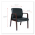ALERA RL4319M Alera Reception Lounge WL Series Guest Chair, 24.21" x 24.8" x 32.67", Black Seat, Black Back, Mahogany Base
