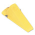 MASTER CASTER COMPANY 00967 Giant Foot Magnetic Doorstop, No-Slip Rubber Wedge, 3.5w x 6.75d x 2h, Yellow