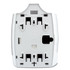 2XL CORPORATION, INC. L82 Contemporary Wall Mount Wipe Dispenser, 11 x 11 x 13, White