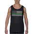 Thin Blue Line MEN-TANK-CLASSIC-GREEN-BLACK-LARGE MEN's - Tank Classic Thin GREEN Line