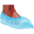 PRO-SAFE KM-SC-SS-MED-BL Shoe Cover: Chemical-Resistant, Poly Laminated Polypropylene with EVA Coating, Blue