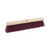 BOARDWALK 20318 Floor Brush Head, 3" Maroon Heavy-Duty Polypropylene Bristles, 18" Brush