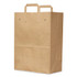 ROSS & WALLACE PAPER PRODUCTS, INC. SK1670EZ-300 Grocery Paper Bags, 1/6 BBL Size, 70# Basis Weight, Flat Handles, 12" x 7" x 16.25", Kraft, 300/Bundle