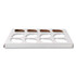 SOUTHERN CHAMPION TRAY SCT® 10016 Cupcake Holder Inserts, 12-Cupcake Holder, 9.88 x 13.88 x 0.88, White/Brown, Paper, 200/Carton