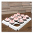 SOUTHERN CHAMPION TRAY SCT® 10016 Cupcake Holder Inserts, 12-Cupcake Holder, 9.88 x 13.88 x 0.88, White/Brown, Paper, 200/Carton