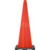 Xpose Safety OTC36-1-X Cone with Base: Polyvinylchloride, 36" OAH, Orange