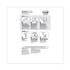 3M/COMMERCIAL TAPE DIV. Command™ 17067CLR15NA Small Wire Hooks, Small, Plastic/Metal, Clear, 0.5 lb Capacity, Clear, 15 Hooks and 20 Strips/Pack