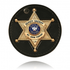 Boston Leather 600-5016 3.75 Circle Recessed Badge Holder with Clip