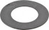 Made in USA 31943087 Flange Gasket: For 1-1/4" Pipe, 1-21/32" ID, 3" OD, 1/16" Thick, Graphite