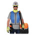 TENACIOUS HOLDINGS, INC. ergodyne® 12695 Chill-Its 6667 Wet Evaporative PVA Cooling Vest with Zipper, PVA, X-Large, Blue