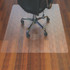 FLOORTEX ER1215219ER Cleartex Ultimat Polycarbonate Chair Mat for Hard Floors, Rectangular, 48" x 60", Clear