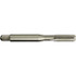 Greenfield Threading 313028 Straight Flute Tap: #6-32 UNC, 3 Flutes, Bottoming, 2B Class of Fit, High Speed Steel, Bright/Uncoated