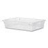 RUBBERMAID COMMERCIAL PROD. 3308 CLE Food/Tote Boxes, 8.5 gal, 26 x 18 x 6, Clear, Plastic