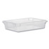 RUBBERMAID COMMERCIAL PROD. 3308 CLE Food/Tote Boxes, 8.5 gal, 26 x 18 x 6, Clear, Plastic